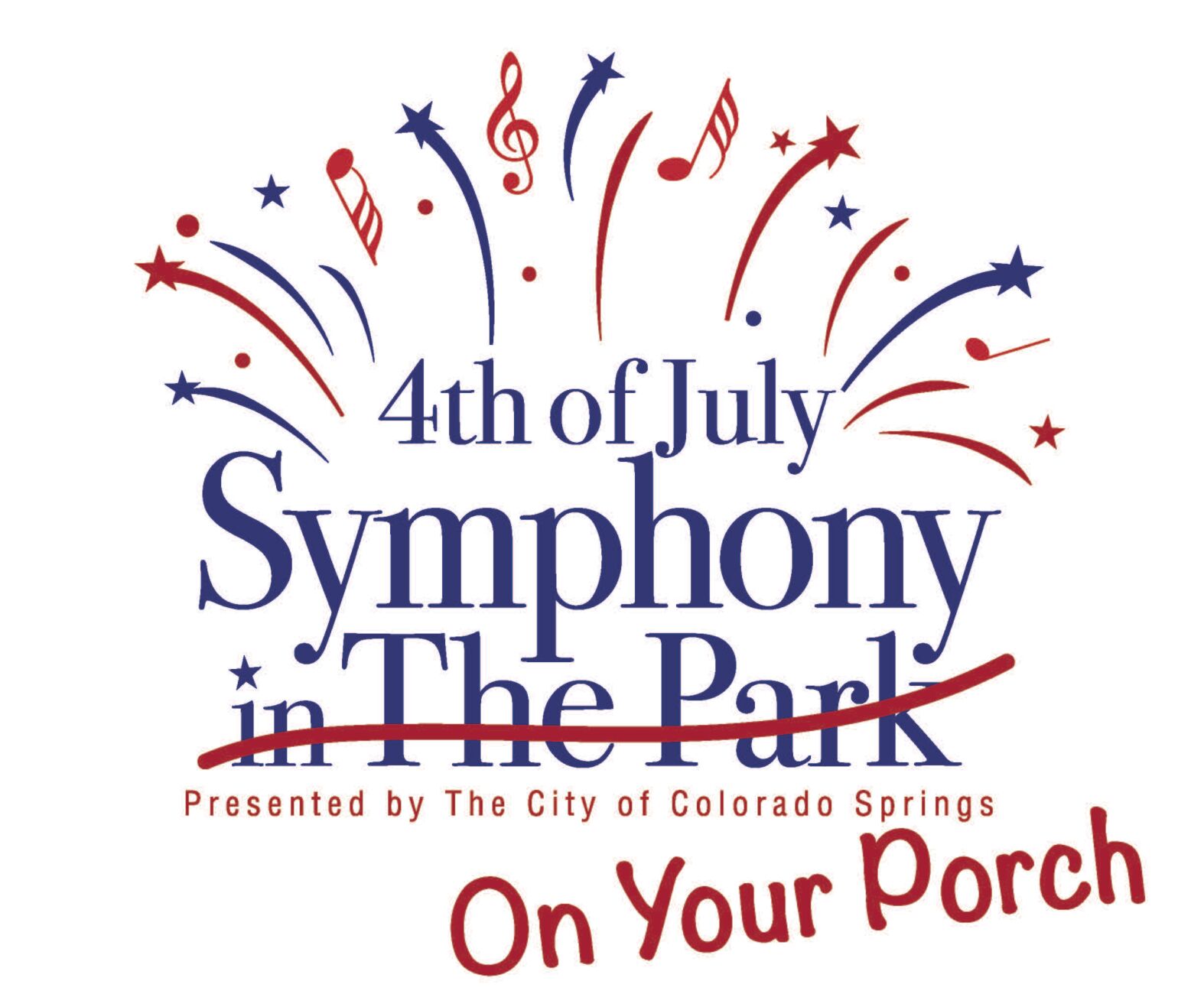 4th of July symphony on your porch